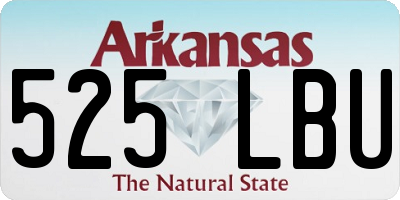 AR license plate 525LBU
