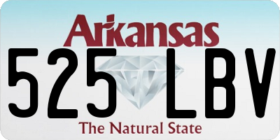 AR license plate 525LBV