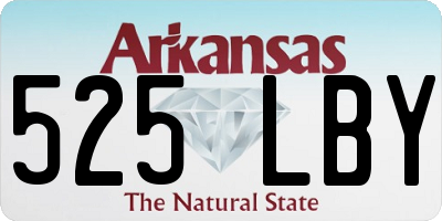 AR license plate 525LBY