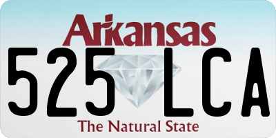 AR license plate 525LCA