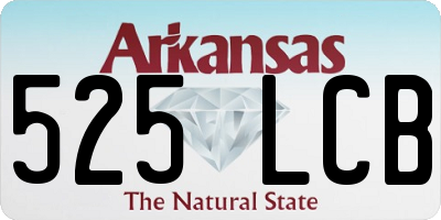 AR license plate 525LCB