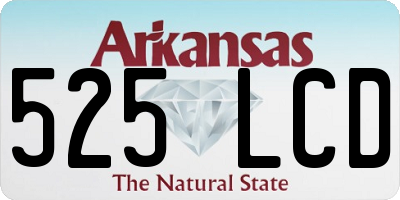 AR license plate 525LCD