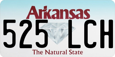 AR license plate 525LCH