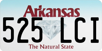 AR license plate 525LCI
