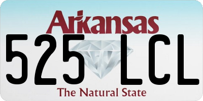AR license plate 525LCL