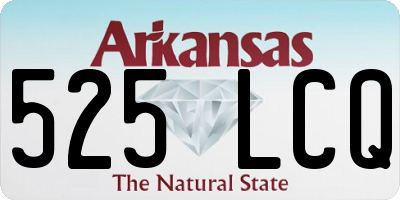AR license plate 525LCQ