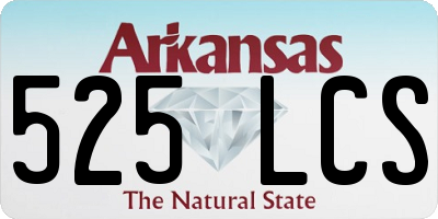 AR license plate 525LCS