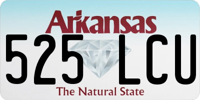 AR license plate 525LCU