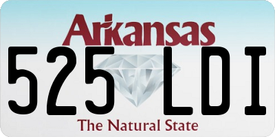 AR license plate 525LDI