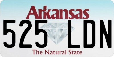 AR license plate 525LDN