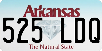 AR license plate 525LDQ