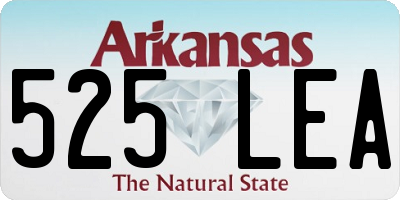 AR license plate 525LEA