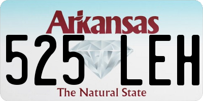 AR license plate 525LEH
