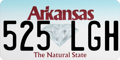 AR license plate 525LGH