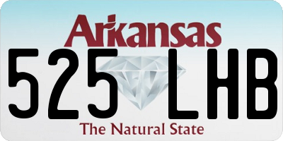 AR license plate 525LHB