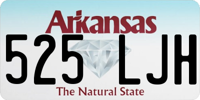 AR license plate 525LJH