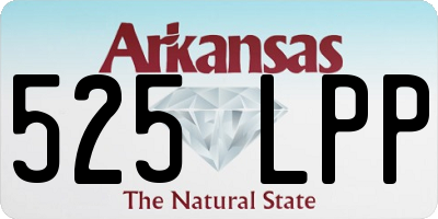 AR license plate 525LPP