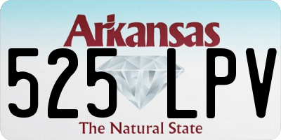 AR license plate 525LPV