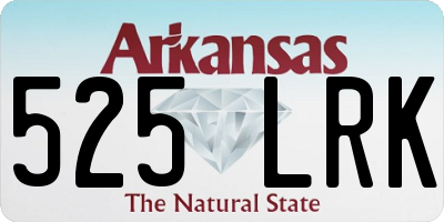 AR license plate 525LRK