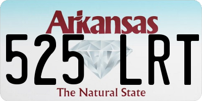 AR license plate 525LRT