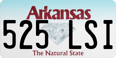 AR license plate 525LSI