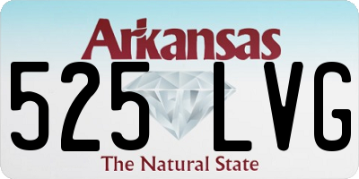 AR license plate 525LVG