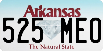AR license plate 525MEO