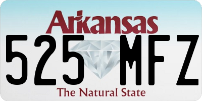 AR license plate 525MFZ