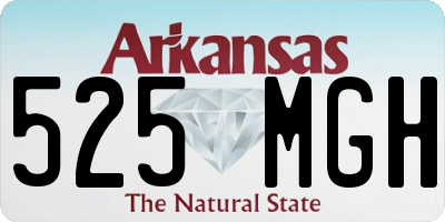AR license plate 525MGH