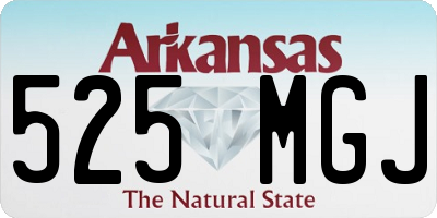 AR license plate 525MGJ