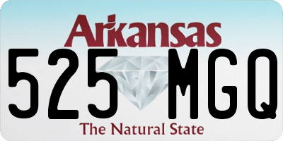 AR license plate 525MGQ