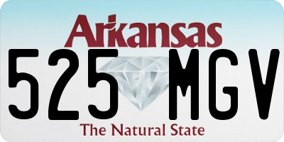 AR license plate 525MGV