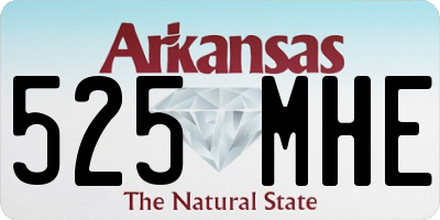 AR license plate 525MHE