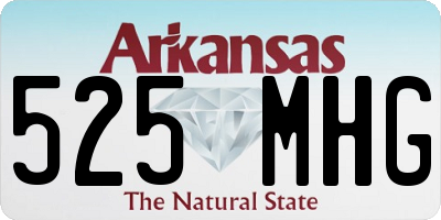 AR license plate 525MHG