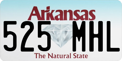 AR license plate 525MHL