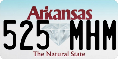 AR license plate 525MHM