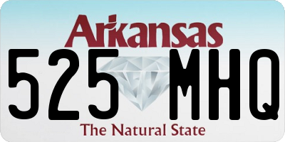 AR license plate 525MHQ