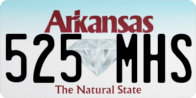 AR license plate 525MHS