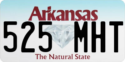 AR license plate 525MHT