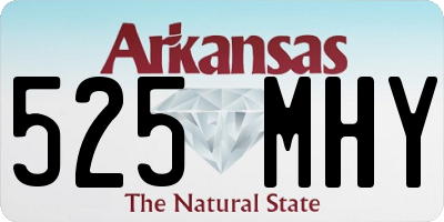 AR license plate 525MHY
