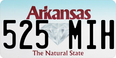 AR license plate 525MIH
