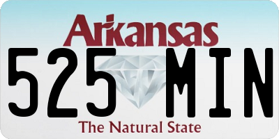 AR license plate 525MIN