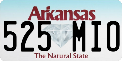 AR license plate 525MIO