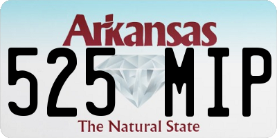 AR license plate 525MIP