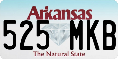 AR license plate 525MKB