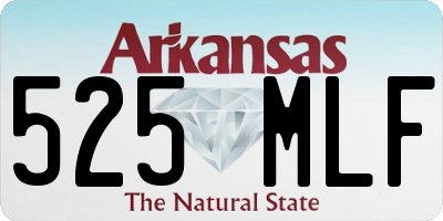 AR license plate 525MLF