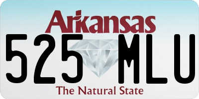 AR license plate 525MLU