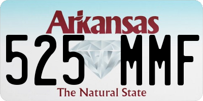 AR license plate 525MMF