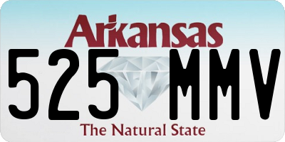 AR license plate 525MMV