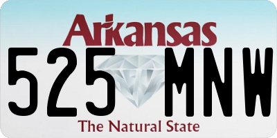AR license plate 525MNW